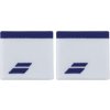 Babolat Logo Wristband 2024 potítka biela-modrá - 1 pár Babolat Logo Wristband 2024 potítka biela-modrá - 1 pár