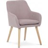 Kreslo, poťah starorůžová látka, nohy masiv kaučukovník AK-310 PINK2 Kreslo, poťah starorůžová látka, nohy masiv kaučukovník AK-310 PINK2