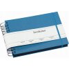 Album Semikolon Mini Mucho s čiernymi kartami, azzurro Album Semikolon Mini Mucho s čiernymi kartami, azzurro