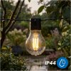 Solárna záhradná girlanda 20x LED dekoratívna žiarovka 7, 7m 2700K teplá LUMILED Solárna záhradná girlanda 20x LED dekoratívna žiarovka 7, 7m 2700K teplá LUMILED