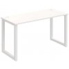 Pracovný stôl UNI O, 140x75,5x60 cm, biela/biela Pracovný stôl UNI O, 140x75,5x60 cm, biela/biela