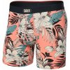Saxx VIBE XTRA BOXER BRIEF FLY hibiscus jungle-coral Veľkosť: L pánske boxerky Saxx VIBE XTRA BOXER BRIEF FLY hibiscus jungle-coral Veľkosť: L pánske boxerky