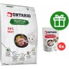 ONTARIO Cat Sensitive / Derma 6,5 kg ONTARIO Cat Sensitive / Derma 6,5 kg