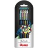Pentel K110 Dual Metallic Gélové perá metalické, sada 4 ks/ K110-4XZ Pentel K110 Dual Metallic Gélové perá metalické, sada 4 ks/ K110-4XZ
