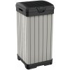 KETER ROCKFORD 125L Odpadkový kôš, 41 x 41 x 87,4 cm, sivá 17205944 KETER ROCKFORD 125L Odpadkový kôš, 41 x 41 x 87,4 cm, sivá 17205944