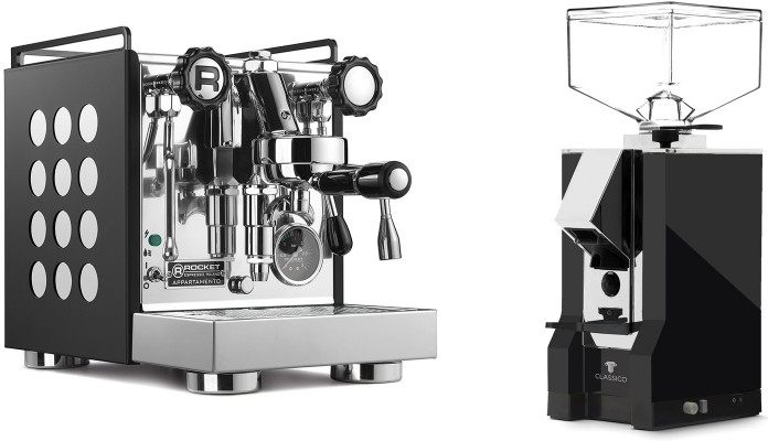 Set Rocket Espresso Appartamento + Eureka Mignon Classico