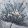 FALC Maľovaný obraz Modrý kvet 100 x 100 cm FALC Maľovaný obraz Modrý kvet 100 x 100 cm