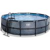 EXIT Toys Frame Pool Ø 488 x 122 cm - Stone Grey EXIT Toys Frame Pool Ø 488 x 122 cm - Stone Grey