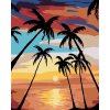 zuty Maľovanie podľa čísel - Palmy a západ slnka, 40x50 cm, vypnuté plátno na rám (8596530031376) zuty Maľovanie podľa čísel - Palmy a západ slnka, 40x50 cm, vypnuté plátno na rám (8596530031376)