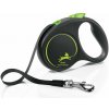 Flexi Vodítko Black Design S opasok 5m čierno-zelené Flexi Vodítko Black Design S opasok 5m čierno-zelené