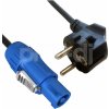 ADJ MPC Powercon CEE 7/7 čierna modrá 2m ADJ MPC Powercon CEE 7/7 čierna modrá 2m