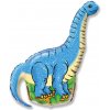 Balón fóliový 35 cm Diplodocus modrý Balón fóliový 35 cm Diplodocus modrý