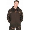 Rybárska mikina na zips s kapucňou Fox LW Khaki/Camo Split Zip Hoody XXXL Rybárska mikina na zips s kapucňou Fox LW Khaki/Camo Split Zip Hoody XXXL