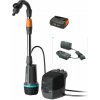 Gardena 14604-20 akumulátorové čerpadlo do sudu 2600 Comfort 18V P4A set Gardena 14604-20 akumulátorové čerpadlo do sudu 2600 Comfort 18V P4A set