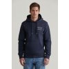 MIKINA GANT SMALL GRAPHIC SWEAT HOODIE EVENING BLUE MIKINA GANT SMALL GRAPHIC SWEAT HOODIE EVENING BLUE