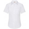 Košeľa dámska Fruit of the Loom Lady-Fit Short Sleeve Poplin Shirt - biela, XS Košeľa dámska Fruit of the Loom Lady-Fit Short Sleeve Poplin Shirt - biela, XS