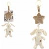Teddies Zajíc s hvězdou plyš závěs na postýlku/kočárek natahovací hrací strojek 36cm na kartě v sáčku Teddies Zajíc s hvězdou plyš závěs na postýlku/kočárek natahovací hrací strojek 36cm na kartě v sáčku