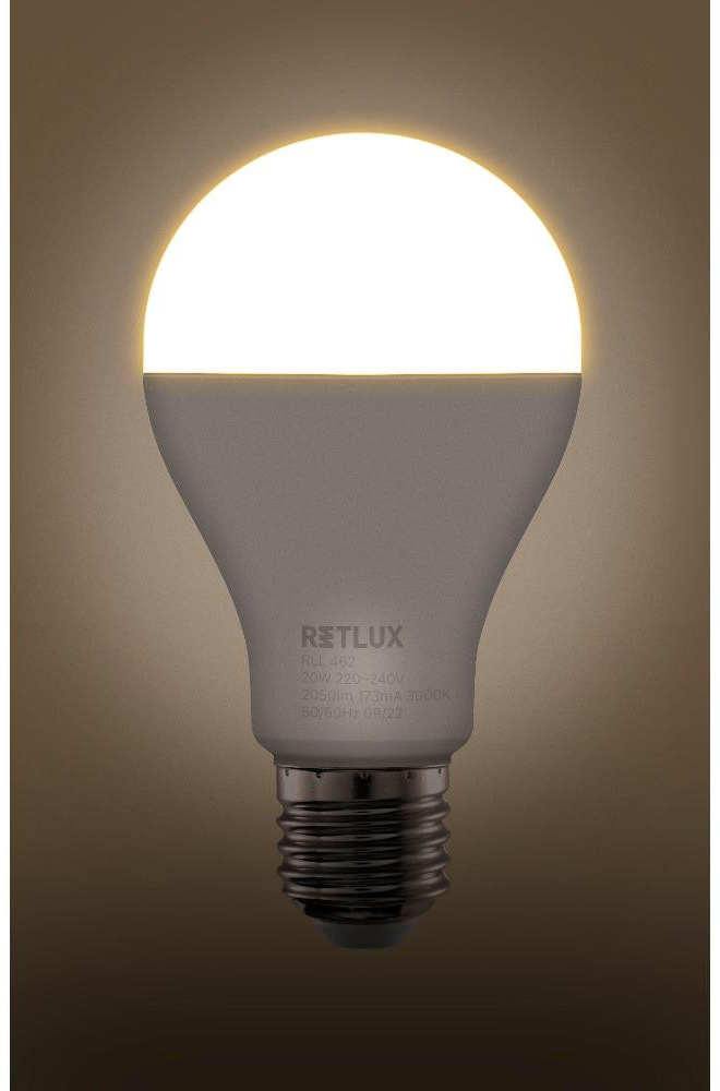 Retlux RLL 462 A67 E27 bulb 20W teplá biela
