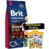 BRIT Premium By Nature Adult L 15kg + 3x DentaStix ZADARMO! BRIT Premium By Nature Adult L 15kg + 3x DentaStix ZADARMO!