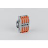 Tracon electric Spojovacia svorka pružinová 4 vodiče 0,5-4mm2 32A 400VAC 4P Tracon electric Spojovacia svorka pružinová 4 vodiče 0,5-4mm2 32A 400VAC 4P