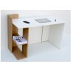 Casarredo SHELF pracovný stôl, dub sonoma/ biela Casarredo SHELF pracovný stôl, dub sonoma/ biela