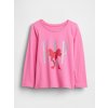 GAP Baby tričko s logom Ružová 12-18M GAP Baby tričko s logom Ružová 12-18M
