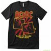 Rock off metal AC-DC Back in Black Tour 1980 čierne