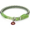 JK ANIMALS Povrazový obojok Comfort zelený 1,5 cm/44–53 cm JK ANIMALS Povrazový obojok Comfort zelený 1,5 cm/44–53 cm