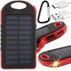 Solárna powerbanka 4000 mAh s LED svietidlom (Prenosná energia do prírody aj pri výpadku elektriny) Solárna powerbanka 4000 mAh s LED svietidlom (Prenosná energia do prírody aj pri výpadku elektriny)