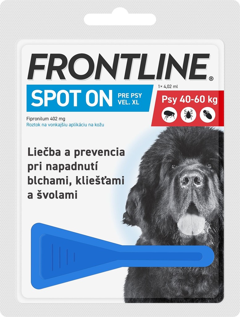 Frontline Spot-On Dog XL 40-60 kg 1 x 4,02 ml