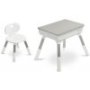 TOYZ LARA GREY Detská sada nábytku – Stôl a stolička TOYZ LARA GREY Detská sada nábytku – Stôl a stolička