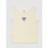 GAP Baby rebrovaný top s logom Mix & Match Žltá 5YRS GAP Baby rebrovaný top s logom Mix & Match Žltá 5YRS