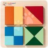 Drevené vkladacie puzzle Farby a tvary Montessori Shape Puzzle Eichhorn 12 kociek rôznych tvarov od 24 mes Drevené vkladacie puzzle Farby a tvary Montessori Shape Puzzle Eichhorn 12 kociek rôznych tvarov od 24 mes