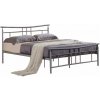 Tempo Kondela - Posteľ s roštom, strieborný kov, 160x200, DORADO NEW Tempo Kondela - Posteľ s roštom, strieborný kov, 160x200, DORADO NEW