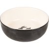 Flamingo miska pre hlodavcov NALA CERAMIC černo-biela 13,3 x 13,3 x 4,6 cm 400ml