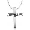 Amparo Miranda® Miranda Krížik Jesus FN03 black-silver Amparo Miranda® Miranda Krížik Jesus FN03 black-silver