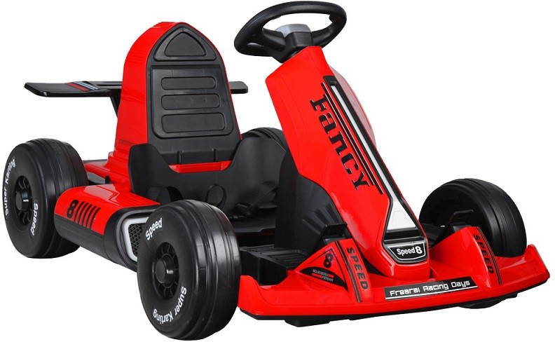 Joko Elektrická motokára Gokart 2x30W motor DO 2,4GHz červená