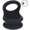 Levelz Wide Double O Cock Ring M, elastický erekčný krúžok na penis a semenníky Levelz Wide Double O Cock Ring M, elastický erekčný krúžok na penis a semenníky