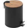 Gedy Kenta Odpadkový kôš 3l Soft Close, matná čierna 1309 Gedy Kenta Odpadkový kôš 3l Soft Close, matná čierna 1309