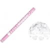 Konfety v tube – srdiečka, biele 80cm Konfety v tube – srdiečka, biele 80cm