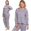 Moraj dámske pyžamo polyester sivé, veľkosť XXL Moraj dámske pyžamo polyester sivé, veľkosť XXL
