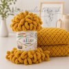 Alize Puffy 02 - horčicová (pletenie bez ihlíc, pletenie s Puffy zvládnu aj deti) Alize Puffy 02 - horčicová (pletenie bez ihlíc, pletenie s Puffy zvládnu aj deti)
