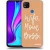 Picasee silikónový prehľadný obal pre Xiaomi Redmi 9C - Boss Mama Picasee silikónový prehľadný obal pre Xiaomi Redmi 9C - Boss Mama