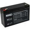 Baterie MHPower MS12-6 VRLA AGM 6V / 12Ah Baterie MHPower MS12-6 VRLA AGM 6V / 12Ah