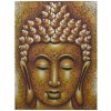 Obraz Buddha zlatý brokát 60x80cm Obraz Buddha zlatý brokát 60x80cm