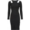 Guess Dlhé šaty LS CN CLIO BODYCON DRESS Čierna Guess Dlhé šaty LS CN CLIO BODYCON DRESS Čierna