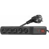 PRODLOUŽENÍ UN SURGE PROTECTOR AL3 5 ZÁSUVEK 1,5M ČERNÁ (1 KS) PRODLOUŽENÍ UN SURGE PROTECTOR AL3 5 ZÁSUVEK 1,5M ČERNÁ (1 KS)