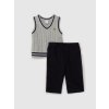 GAP Baby sada vestičky a nohavíc Sivá 6-12M Sivá Sivá GAP Baby sada vestičky a nohavíc Sivá 6-12M Sivá Sivá