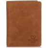 Paolo Peruzzi peňaženka z pravej kože hnedá - pánska Paolo Peruzzi peňaženka z pravej kože hnedá - pánska