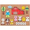 Woody korková zatĺkačka zvieratá 150 dielikov